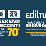 Weekend di sconti fino al 70% da Edilnol: il 28 e 29 marzo Weekend di sconti fino al 70% da Edilnol: il 28 e 29 marzo