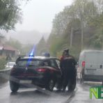 Scontro tra auto in via Ogliaro, traffico e lunghe code tra Biella e Andorno Micca (foto di Mattia Baù per newsbiella.it)
