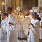 Corpus Domini a Biella: fedeli in processione dopo la Messa FOTO Nicola Rasolo per newsbiella.it