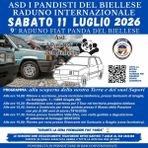 Raduno Internazionale Fiat Panda del Biellese: appuntamento a sabato 11 luglio per la nona edizione
