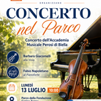 Fondazione Cerino Zegna, a Occhieppo Inferiore il Concerto nel Parco Fondazione Cerino Zegna, a Occhieppo Inferiore il Concerto nel Parco
