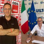 In foto, Stefano Martinotti e Antonio Di Maio, rispettivamente sindacalisti della Filcams/Cgil e della Uiltucs/Uil In foto, Stefano Martinotti e Antonio Di Maio, rispettivamente sindacalisti della Filcams/Cgil e della Uiltucs/Uil