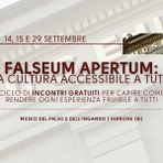 Cultura senza barriere, a settembre torna Falseum Apertum