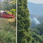 Incendio a Pralungo: AIB e Vigili del Fuoco in azione Incendio a Pralungo: AIB e Vigili del Fuoco in azione