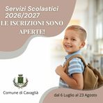 Cavaglià, servizi scolastici: iscrizioni aperte fino al 23 agosto