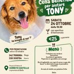 Una cena benefica a Cerreto Castello per aiutare Tony