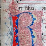 Nell’immagine: l’incipit, “R”, in Giampaolo Mele (a cura di), Die ac Nocte. I Codici Liturgici di Oristano dal Giudicato di Arborea all’età spagnola (secoli XI-XVII), Cagliari: AMD Edizioni, 2009 Nell’immagine: l’incipit, “R”, in Giampaolo Mele (a cura di), Die ac Nocte. I Codici Liturgici di Oristano dal Giudicato di Arborea all’età spagnola (secoli XI-XVII), Cagliari: AMD Edizioni, 2009