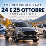 A Serravalle Sesia un weekend dedicato all'usato, da Nuova Assauto tante occasioni e una promozione speciale Ford Approved