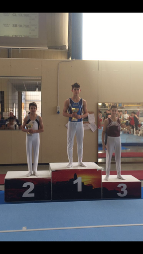 Alessio Conterio della La Marmora campione italiano jr alle parallele