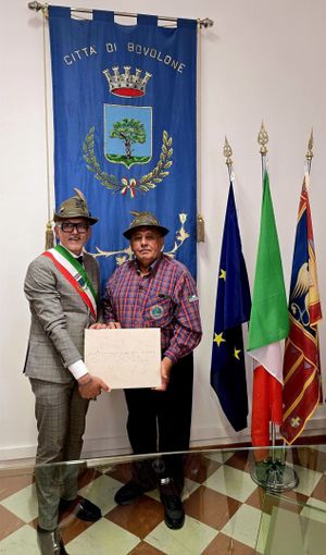 pietra di Bovolone donata a Biella.