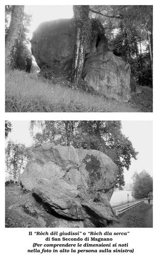 Biellese magico e misterioso: Il grande "Ròch del Giudissi" di Magnano a forma di grande teschio