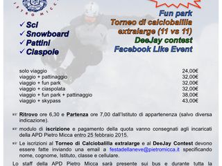 La locandina della giornata per le scuole Superiori