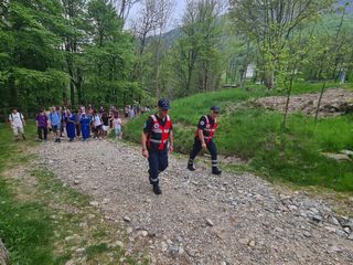 Volontari dell’Associazione Nazionale Carabinieri ODV al servizio del pellegrinaggio a Oropa