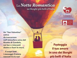 Candelo si accende per la Notte Romantica: San Valentino estivo nel cuore del Ricetto