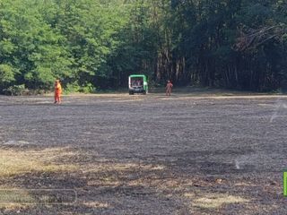 Incendio a Mongrando, fiamme vicino a impianto fotovoltaico FOTO e VIDEO Mattia Baù per newsbiella.it