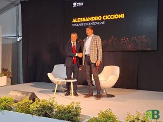 Sul palco di Parola Bolle, Carlo Preve e Alessandro Ciccioni Sul palco di Parola Bolle, Carlo Preve e Alessandro Ciccioni