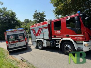 Pettinengo, auto fuori strada FOTO Davide Finatti per newsbiella.it