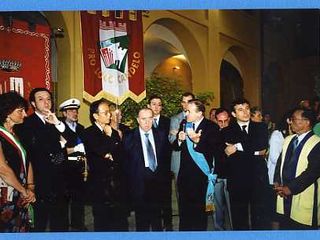 Al Ricetto di Candelo due maghi in un colpo solo: Roberto Marchisotti e Magic Aladin, foto copyright Roberto Marchisotti