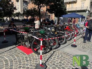 Rievocazione del circuito motociclistico di Biella 1939, ospite d'onore: Giacomo Agostini FOTO Davide Finatti