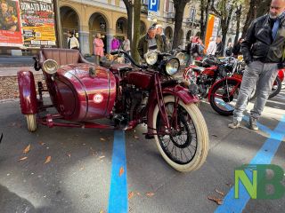 Rievocazione del circuito motociclistico di Biella 1939, ospite d'onore: Giacomo Agostini FOTO Davide Finatti