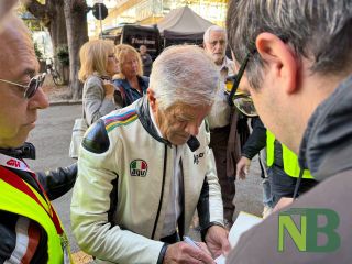 Rievocazione del circuito motociclistico di Biella 1939, ospite d'onore: Giacomo Agostini FOTO Davide Finatti