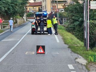 Scontro sul rettilineo di Pavignano: due giovani in codice verde all’ospedale FOTO Mauro Benedetti per newsbiella.it