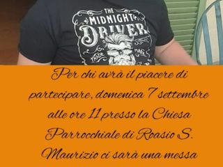 In ricordo di Matteo Senfet, messa a Roasio e minuto di silenzio a Valdilana In ricordo di Matteo Senfet, messa a Roasio e minuto di silenzio a Valdilana