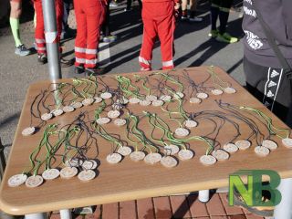 Miagliano corre insieme: 104enne e 92enne emozionano al Villa Poma Trail FOTO Davide Finatti per newsbiella.it