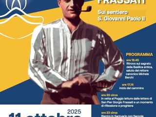 Progetto Frassati 2025, sabato la fiaccolata da Oropa al Poggio Frassati Progetto Frassati 2025, sabato la fiaccolata da Oropa al Poggio Frassati