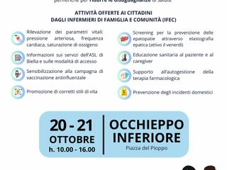 Medicina di Prossimità: il Camper  dell'Asl Bi fa tappa a Occhieppo Inferiore