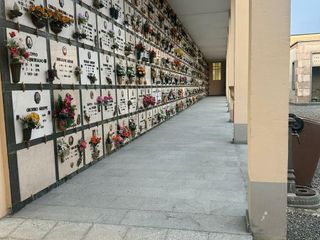 Ponderano: terminato l'intervento al cimitero