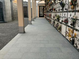 Ponderano: terminato l'intervento al cimitero