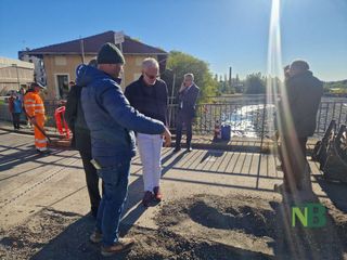 Biella Chiavazza, ponte Cerruti, Franceschini: "Entro una settimana riaprirà al doppio senso" FOTO