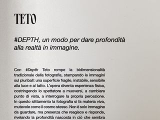 Il fotografo biellese Stefano Ceretti porta il suo progetto #DEPTH a Paratissima 2025