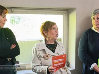 Biella inaugura la prima Portineria di comunità in un contesto artistico, all'Opificio dell'Arte foto Mattia Baù per newsbiella.it