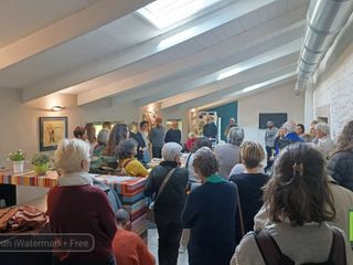 Biella inaugura la prima Portineria di comunità in un contesto artistico, all'Opificio dell'Arte foto Mattia Baù per newsbiella.it