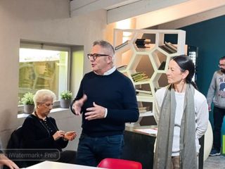 Biella inaugura la prima Portineria di comunità in un contesto artistico, all'Opificio dell'Arte foto Mattia Baù per newsbiella.it