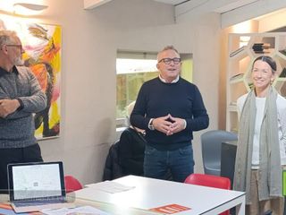 Biella inaugura la prima Portineria di comunità in un contesto artistico, all'Opificio dell'Arte foto Mattia Baù per newsbiella.it