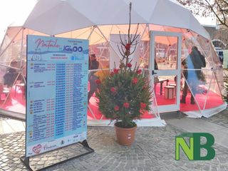 A Biella Natale in Igloo tra mattoncini lego e palline per l'albero FOTO Riccardo Tosi per newsbiella.it