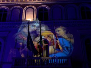 A Biella un nuovo evento natalizio: il mapping illumina Palazzo Oropa