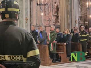 Festa dei Vigili del Fuoco, Santa Barbara, il vescovo di Biella: "Siete un esempio di coraggio"