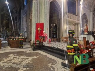 Festa dei Vigili del Fuoco, Santa Barbara, il vescovo di Biella: "Siete un esempio di coraggio"