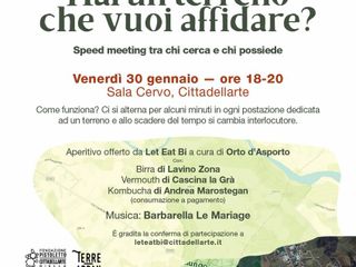 “Terre AbbanDonate”: a Cittadellarte uno speed meeting dedicato al progetto di Let Eat Bi “Terre AbbanDonate”: a Cittadellarte uno speed meeting dedicato al progetto di Let Eat Bi