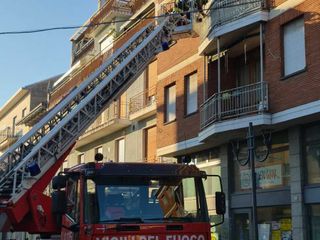 Cossato, intervento dei Vigili del Fuoco in via Mazzini FOTO e VIDEO Diana Vargan