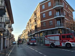 Cossato, intervento dei Vigili del Fuoco in via Mazzini FOTO e VIDEO Diana Vargan