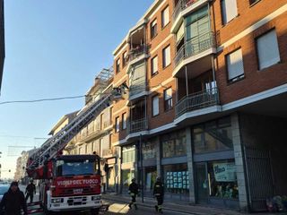 Cossato, intervento dei Vigili del Fuoco in via Mazzini FOTO e VIDEO Diana Vargan