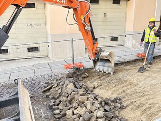 Avanti tutta con i lavori in via Italia, lunedì al via in via Dante