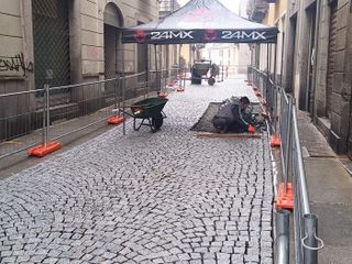 Biella, riqualificazione di via Italia: Franceschini presente al via del secondo lotto del cantiere