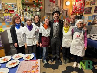 A Chiavazza è ancora carnevale con la cena spettacolo FOTO Davide Finatti per newsbiella.it