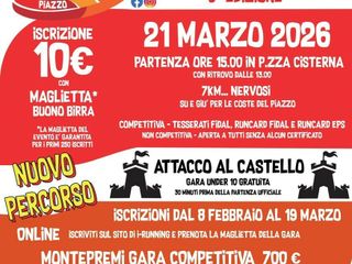 Torna la “Piazzo Cost to Cost” tra le coste e i palazzi storici del Piazzo con un nuovo percorso